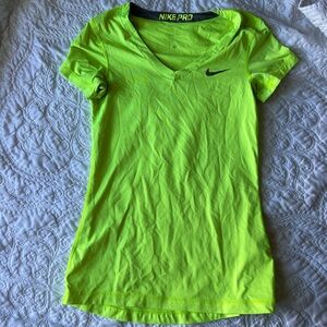Neon yellow compression shirt. Perfect condition